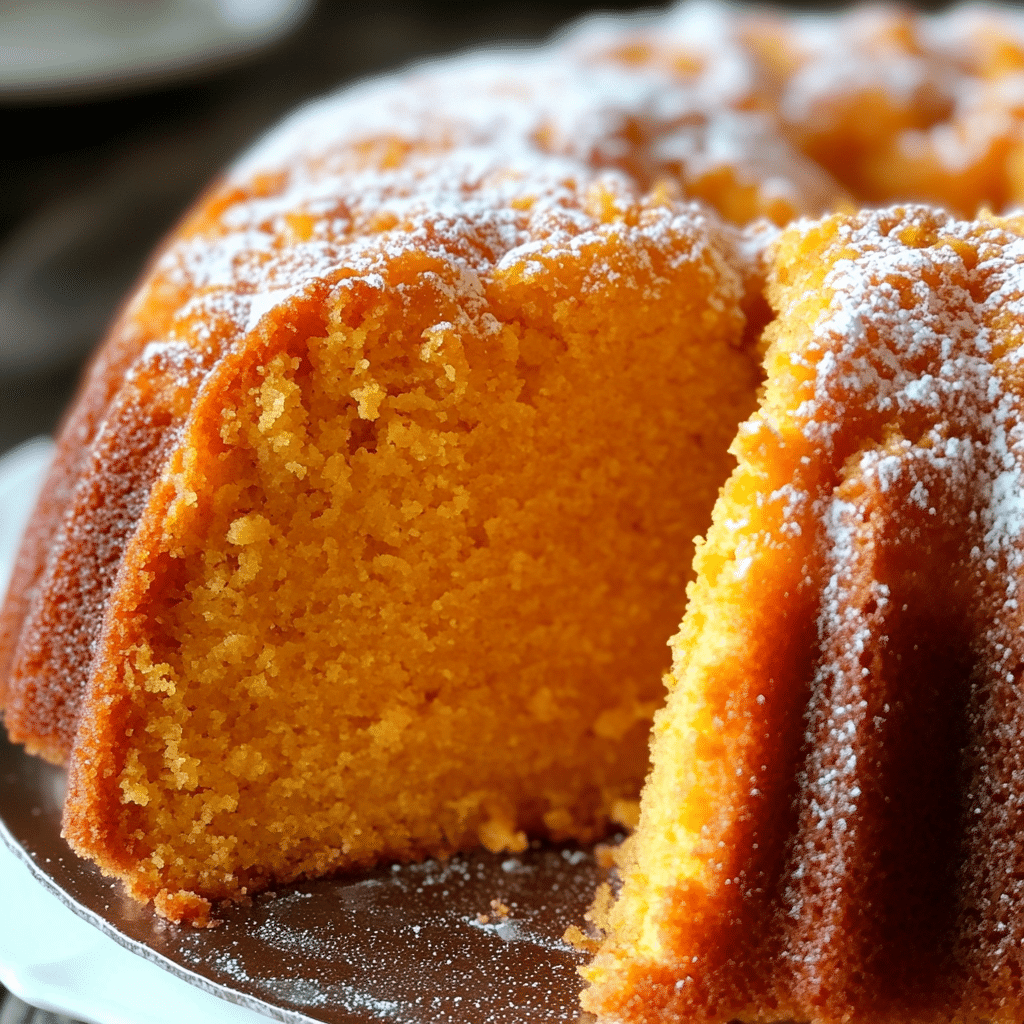 Grandma’s Southern Sweet Potato Pound Cake