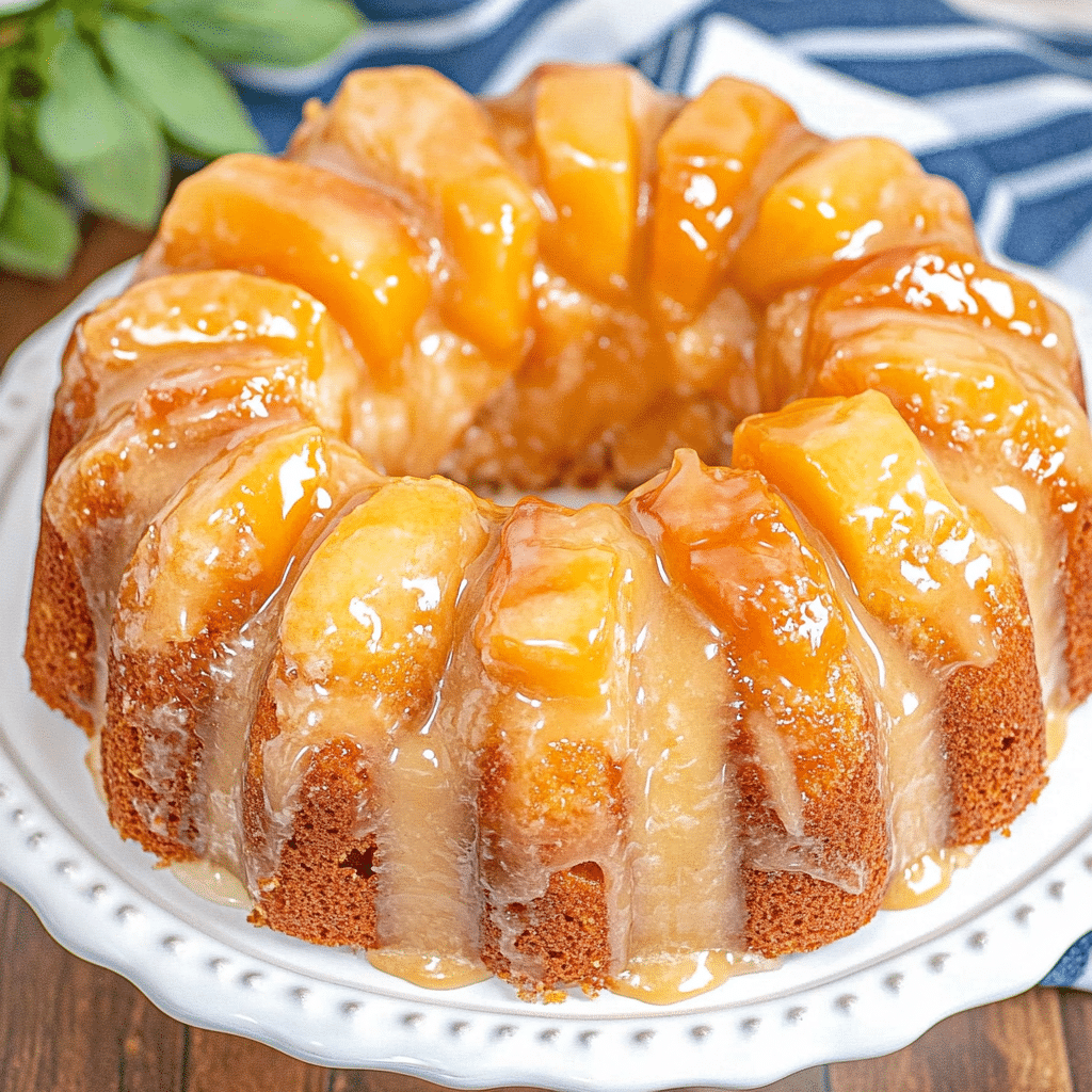 peach cobbler pound cake