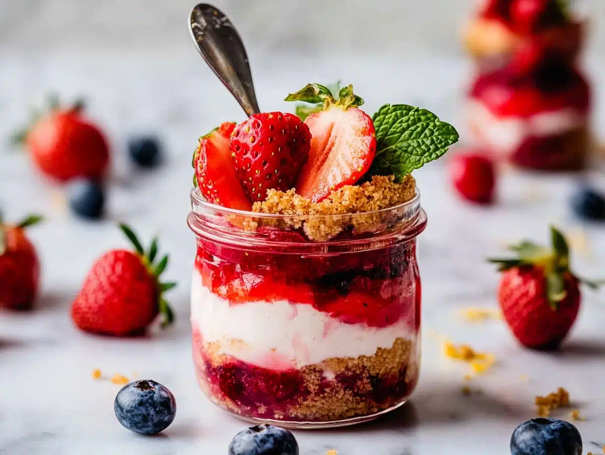 No-Bake Cheesecake Jars