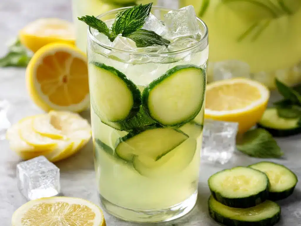 Cucumber Mint Lemonade Recipe