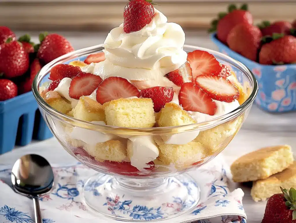 Strawberry Shortcake Trifle