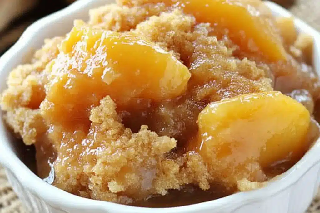 peach crisp