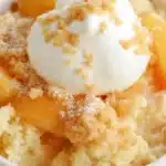 peach cobbler