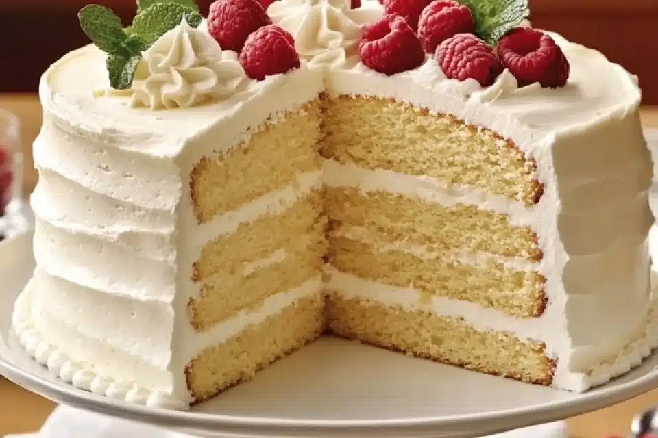 Buttermilk Cake with Buttercream Frosting