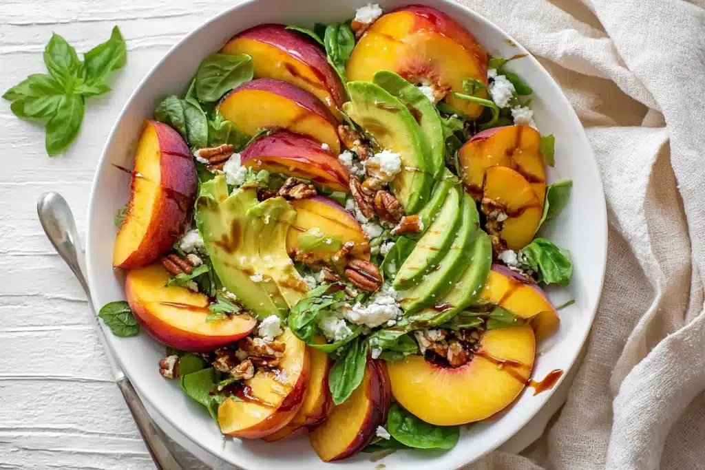 peach salad