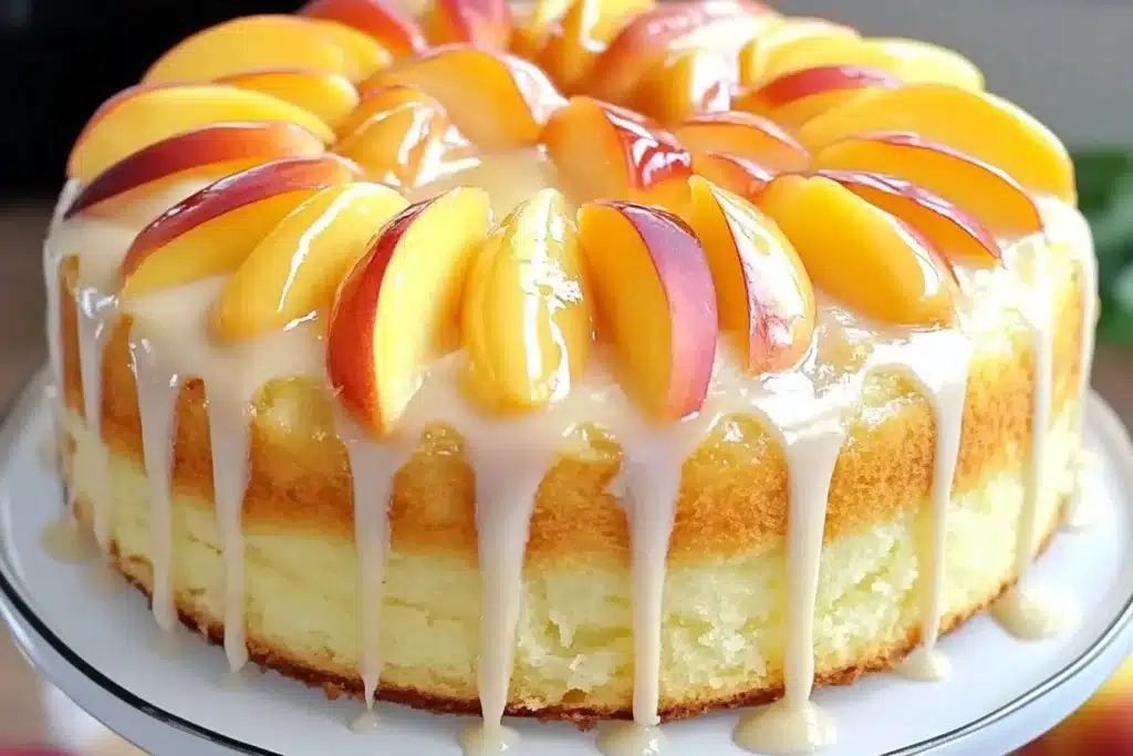 Peach Buttermilk Pound Cake