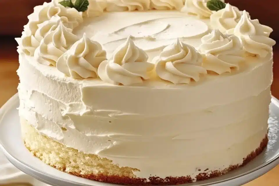 Buttermilk Cake with Buttercream Frosting