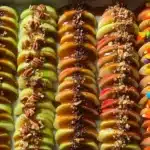 sheet pan caramel apples