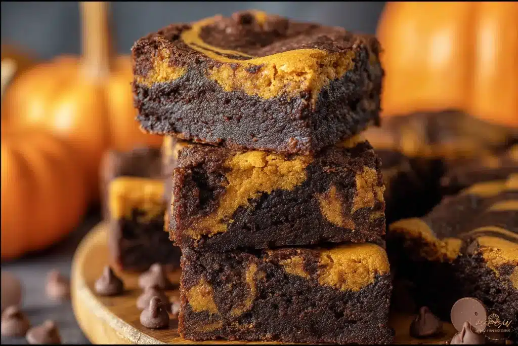Easy Pumpkin Brownies