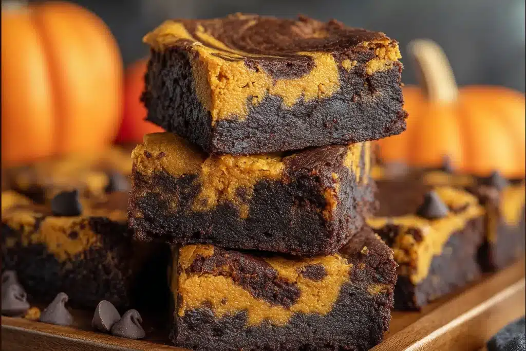 Easy Pumpkin Brownies