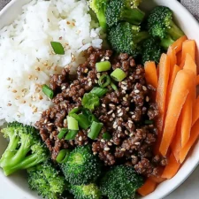 Korean Beef Bowls: A Fusion of Flavor and Comfort