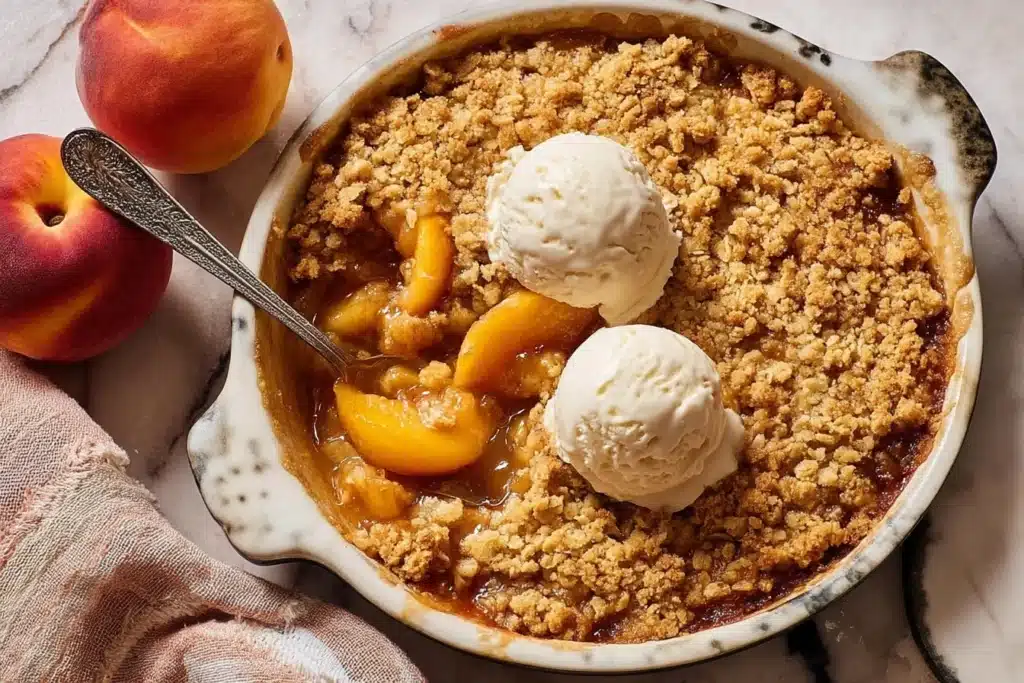 Peach Crumble