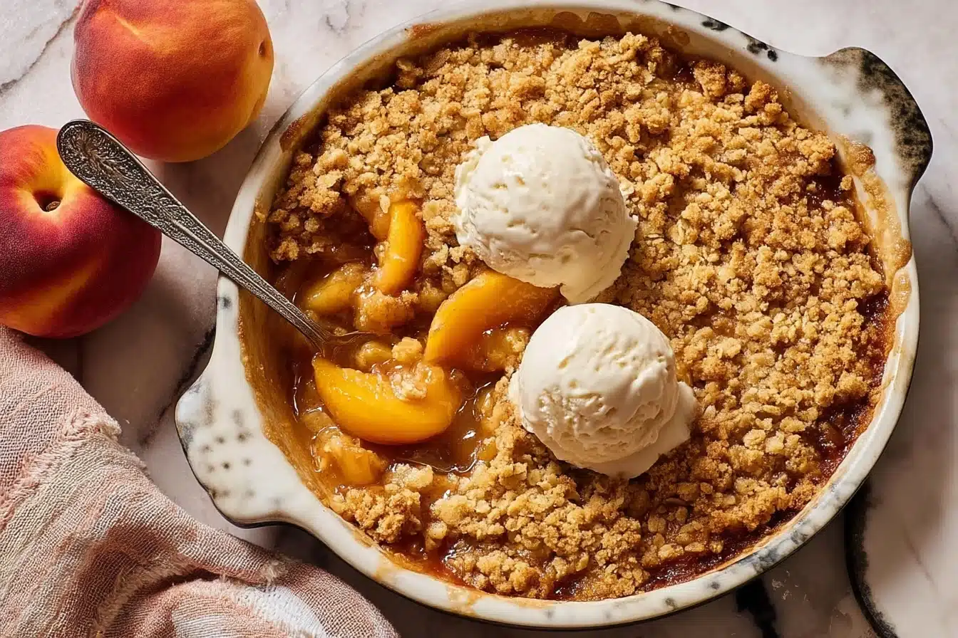 Peach Crumble