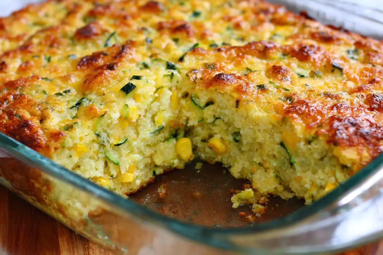 Zucchini Cornbread Casserole Zucchini Cornbread Casserole