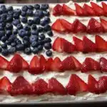 strawberry jello flag cake
