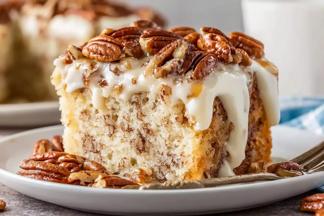 butter pecan praline poke cake butter pecan praline poke cake