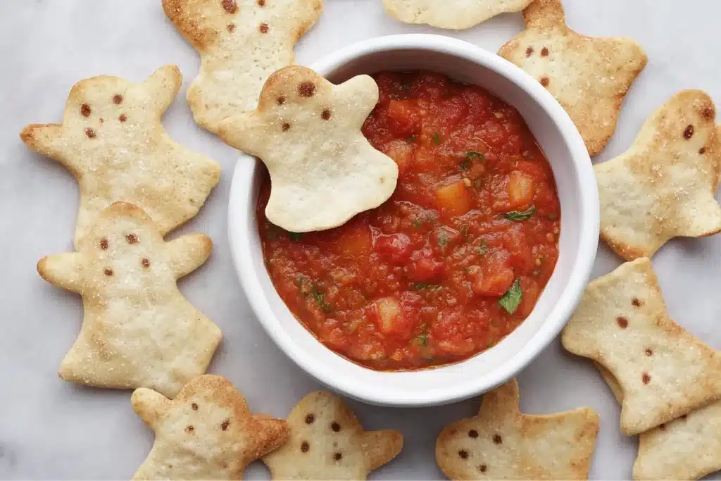 Spooky Baked Halloween Chips