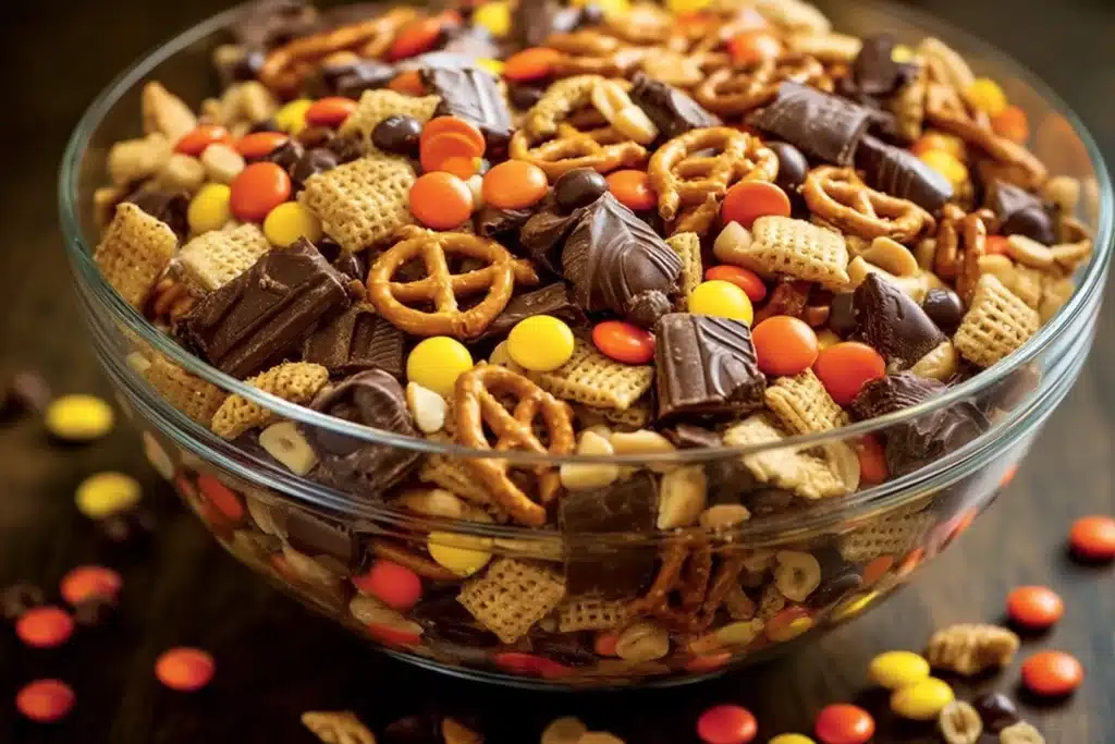 5 Minute Reese's Snack Mix