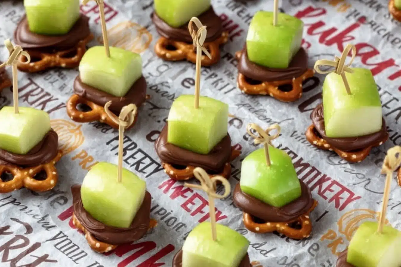 Caramel Apple Bites