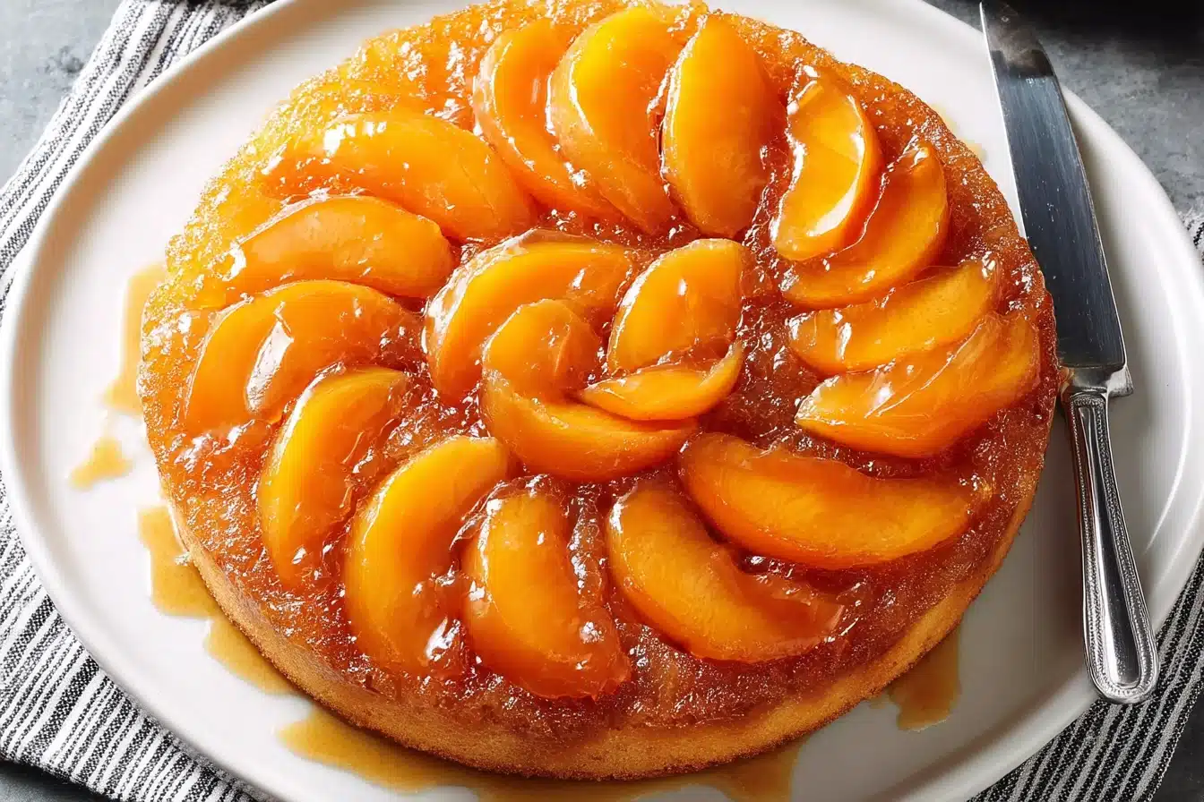 peach cake peach cake