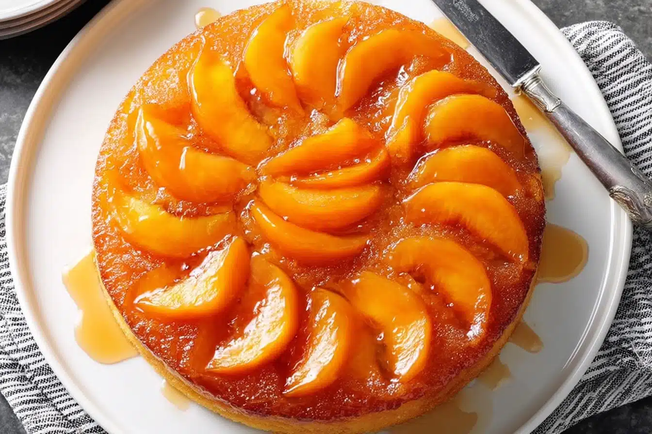 peach cake peach cake