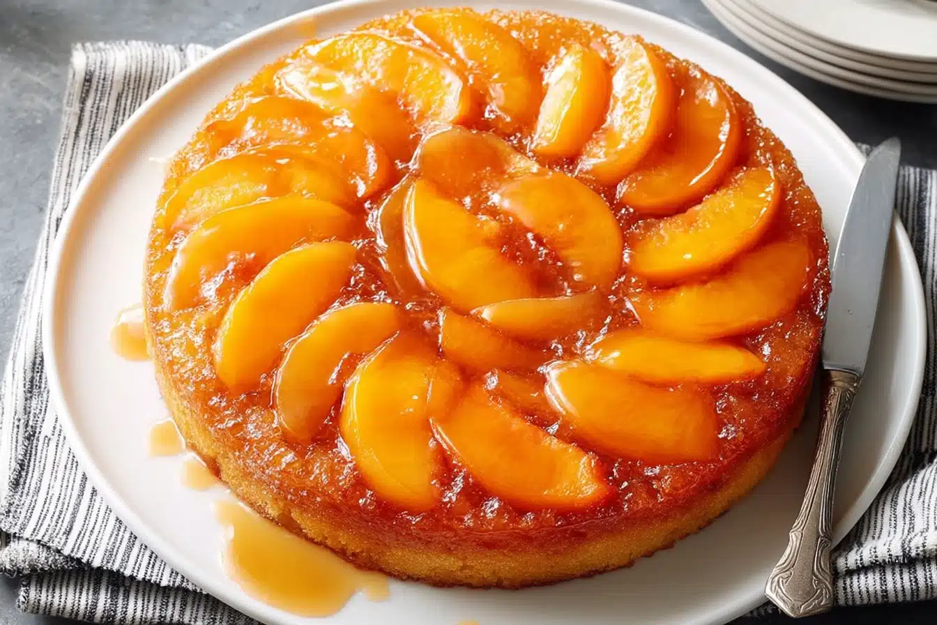 peach cake peach cake