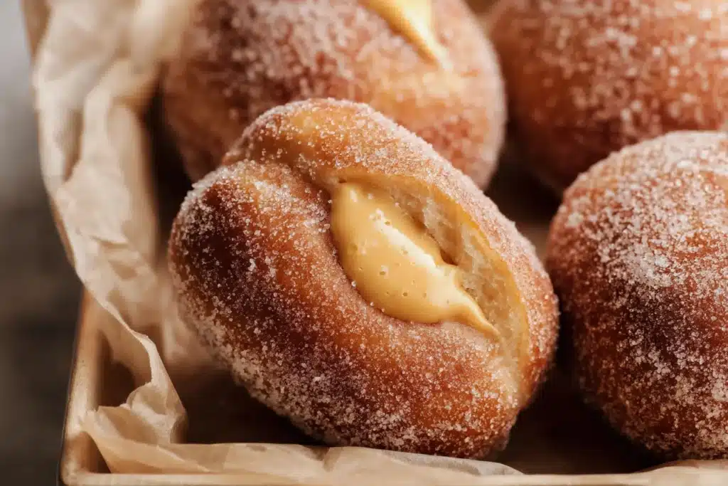 Pumpkin Spice Cheesecake Doughnuts