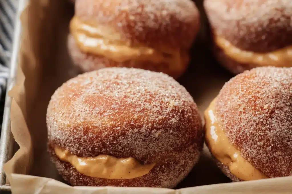 Pumpkin Spice Cheesecake Doughnuts
