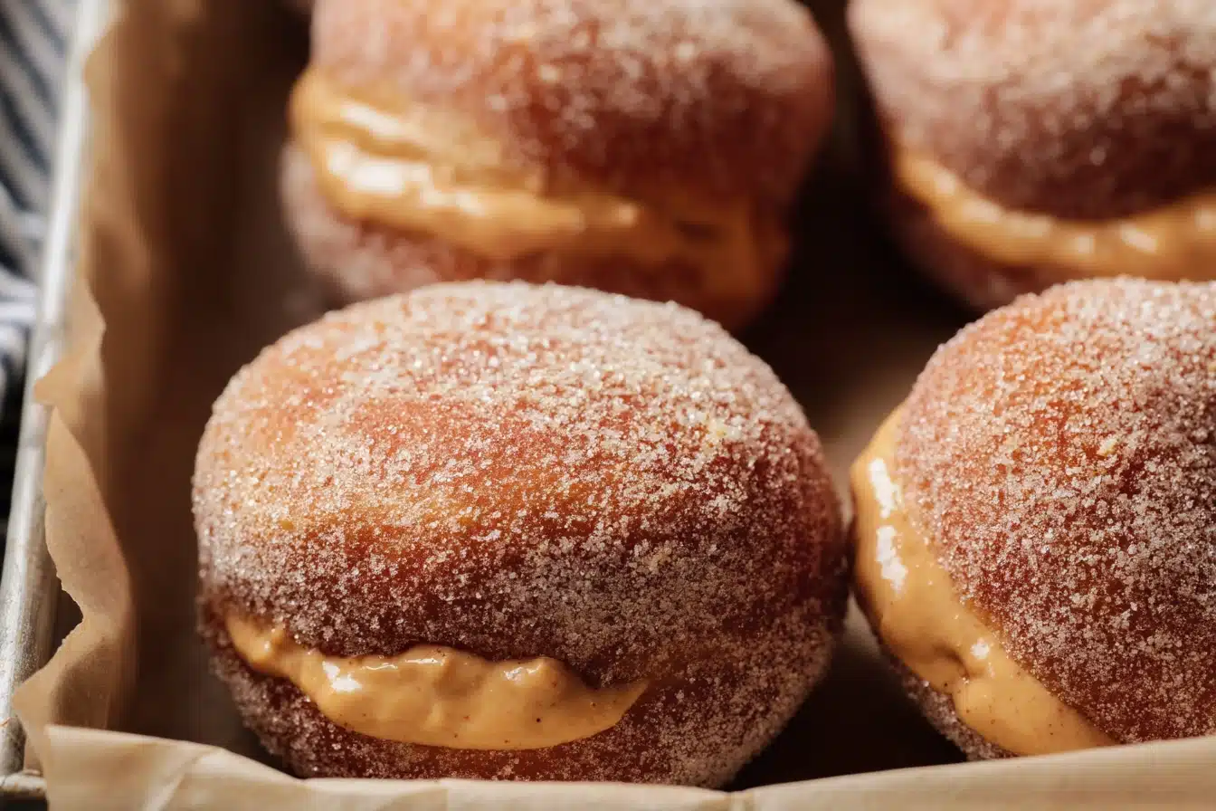 Pumpkin Spice Cheesecake Doughnuts