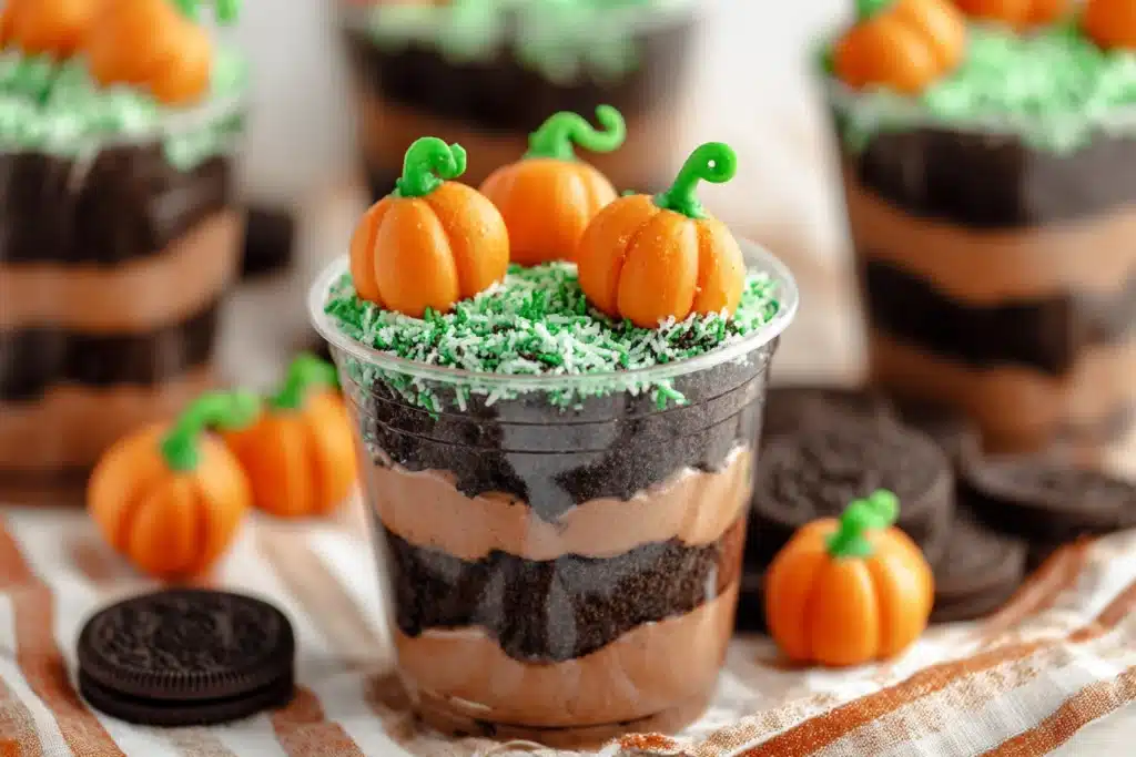 Pumpkin Patch Dirt Cups
