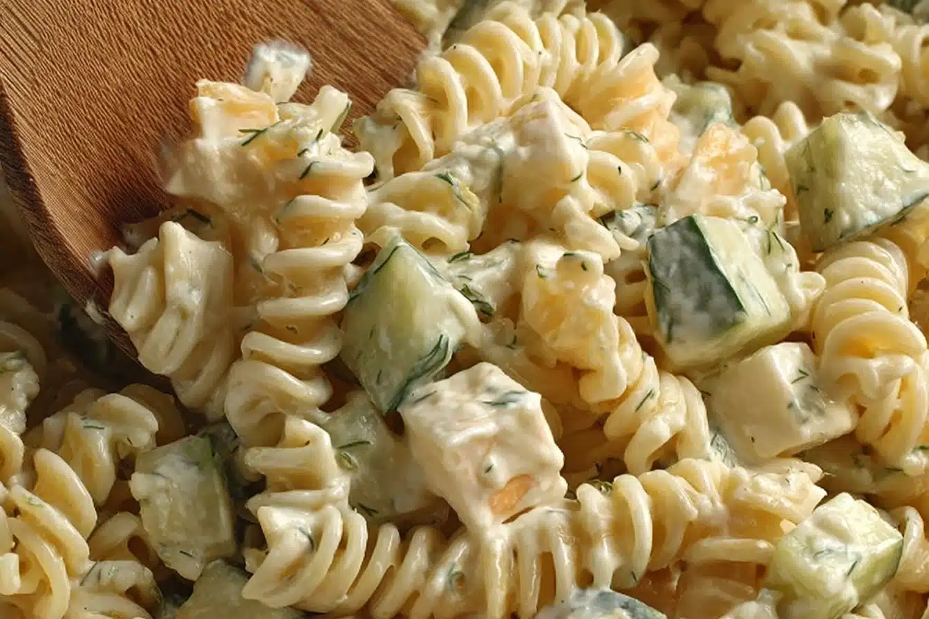 Dill Pickle Pasta Salad