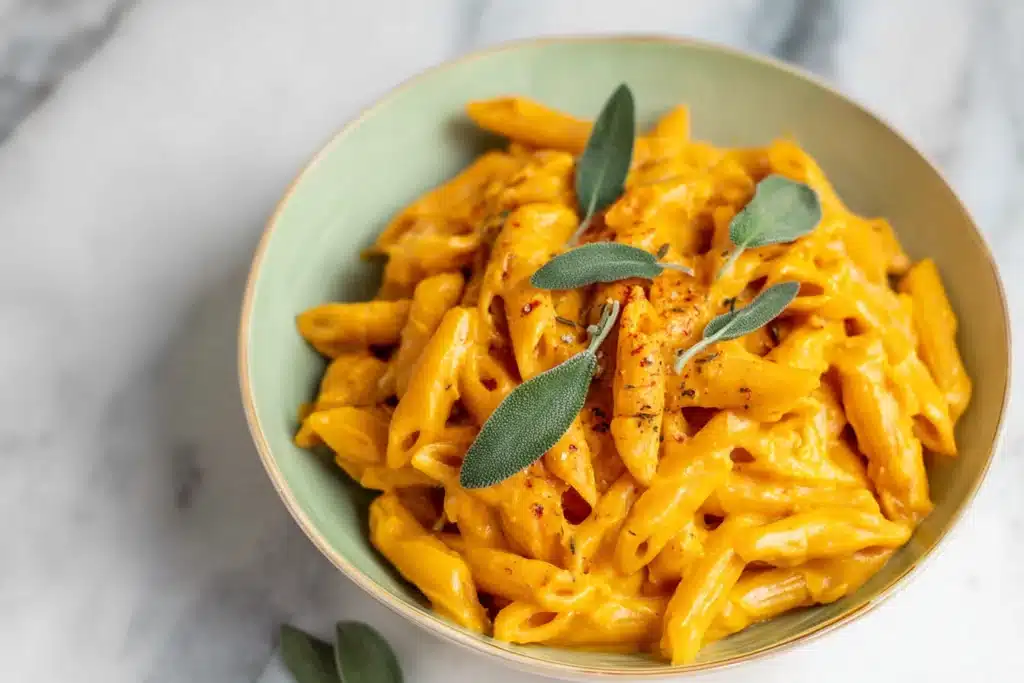 vegan pumpkin pasta