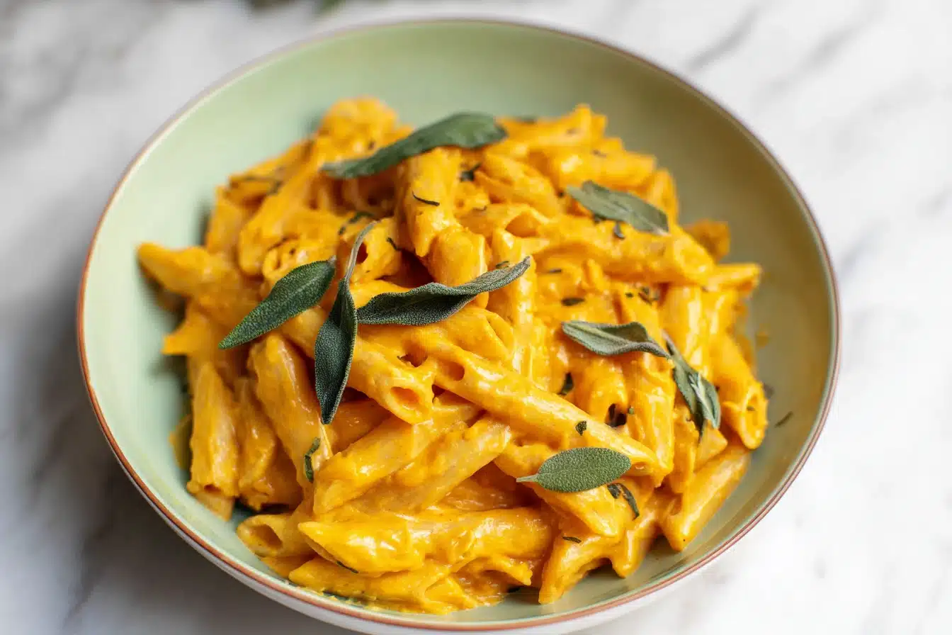 vegan pumpkin pasta