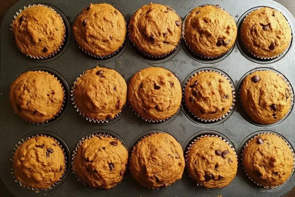 2 Ingredient Pumpkin Muffins