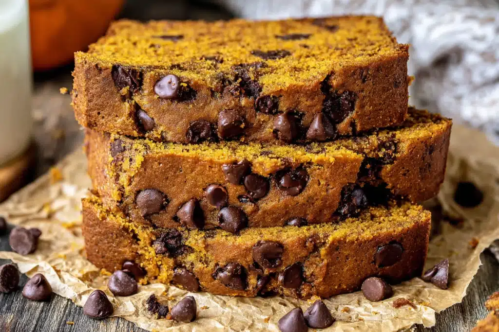 Pumpkin Chocolate Chip Bread