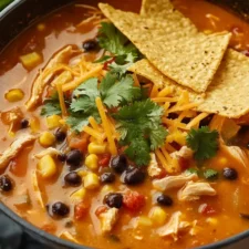Spicy & Hearty Tortilla Soup Recipe