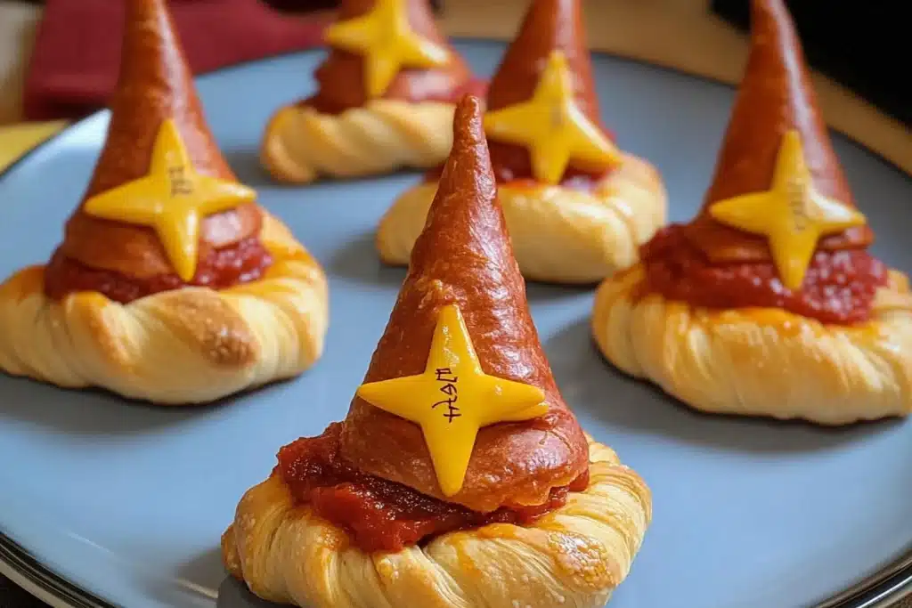 crescent roll witch hats