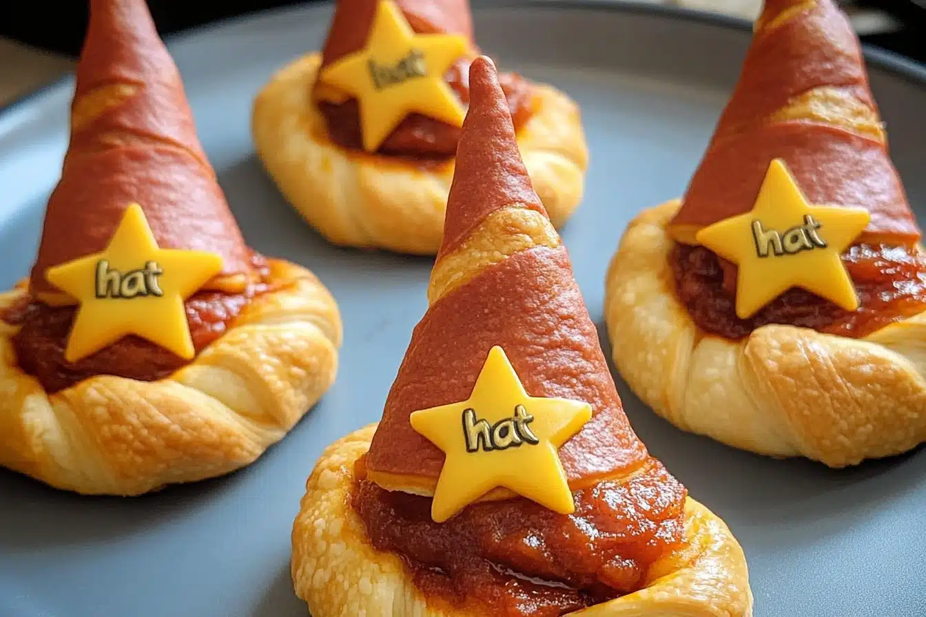 crescent roll witch hats