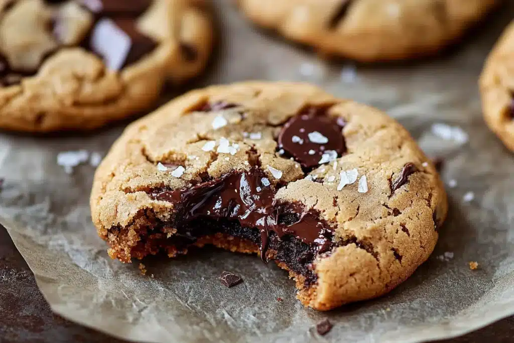 milk chocolate stuffed cookies