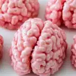 Halloween rice krispie brains