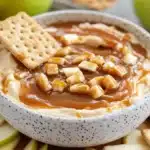 caramel apple cheesecake dip