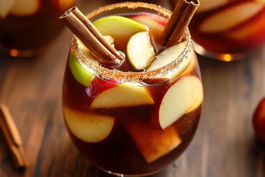 apple cider sangria