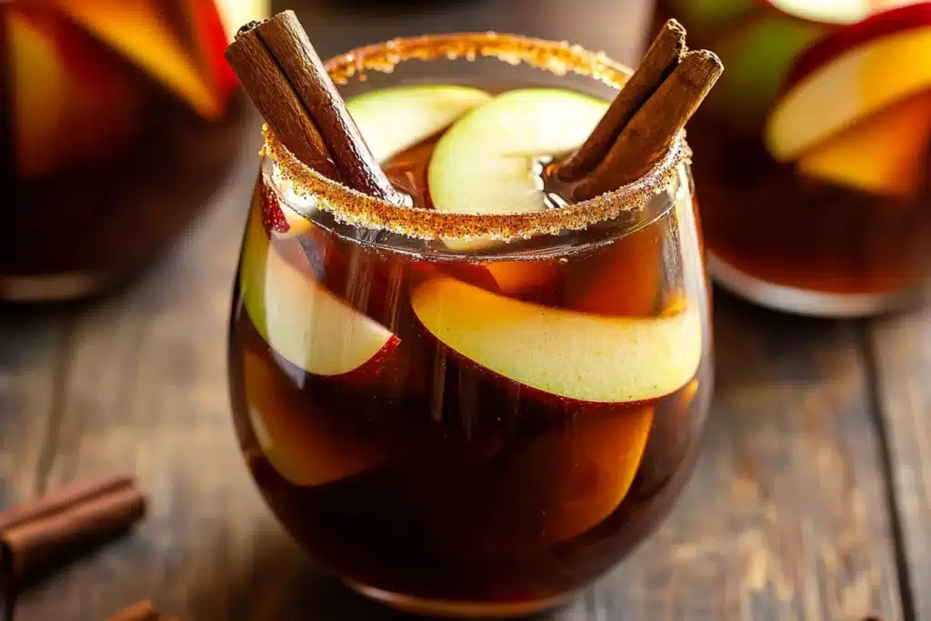 apple cider sangria