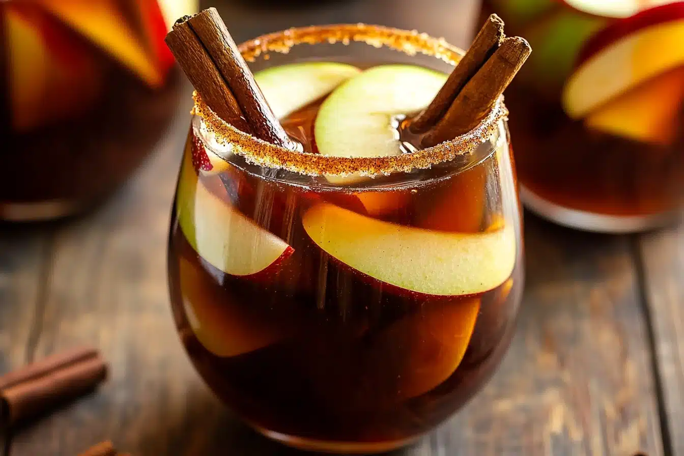 apple cider sangria