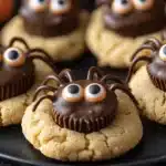 peanut butter spider cookies
