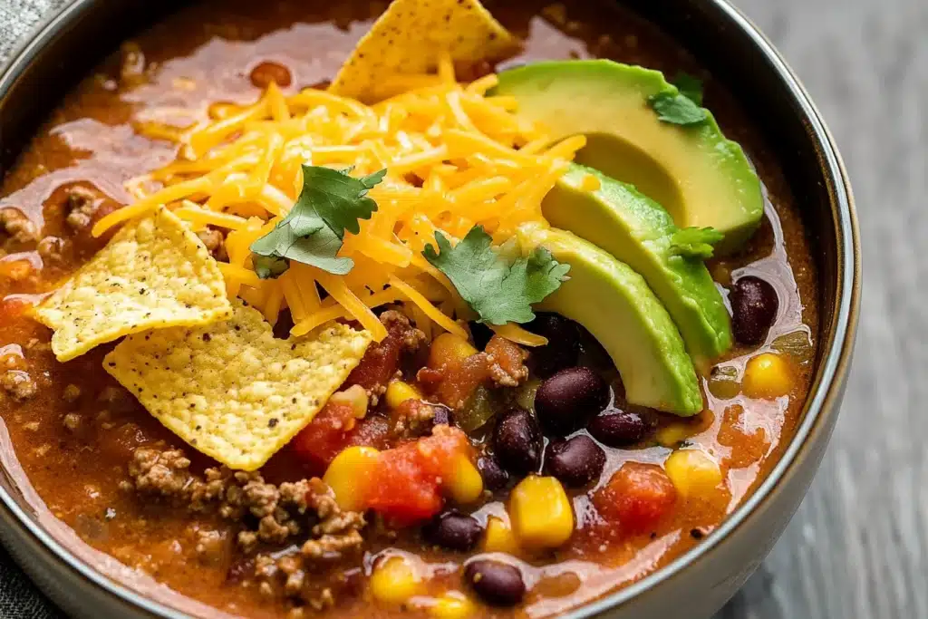 taco soup recipe