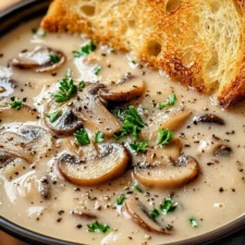 Creamy Mushroom Soup Recipe (Rich & Earthy)
