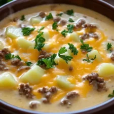Classic Hamburger Soup Recipe with Ground Beef & Veggies