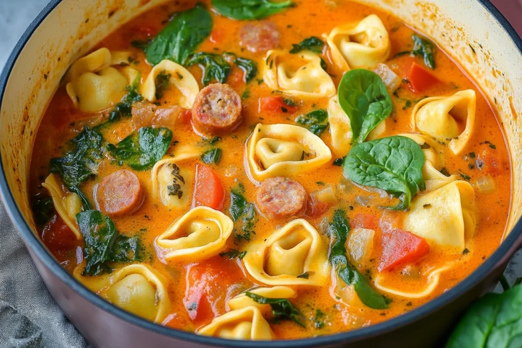 sausage tortellini soup
