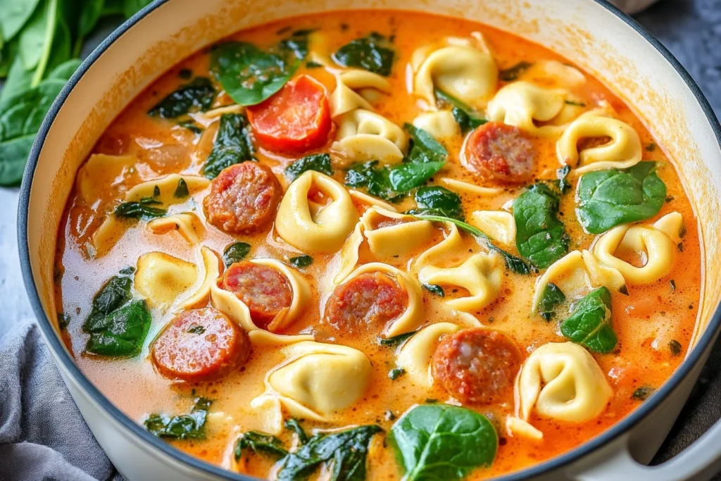 sausage tortellini soup